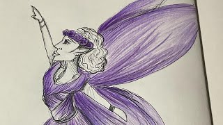 Inktober 2022   day 24 = fairy 🧚