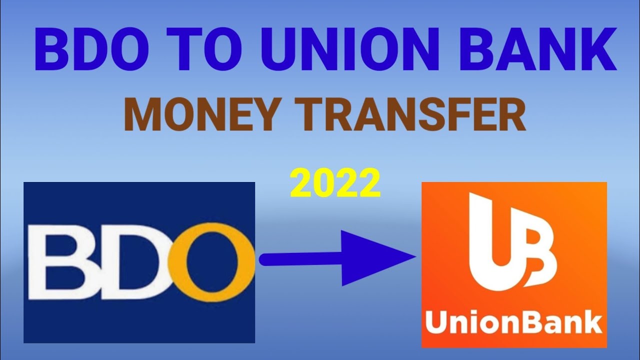 BDO to Union Bank Money Transfer YouTube