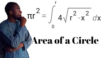 Definite Integral | How to derive Area of a Circle