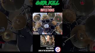 OVERKILL | INFECTIOUS | DRUM COVER | Bosphorus Cymbals #shorts #intro