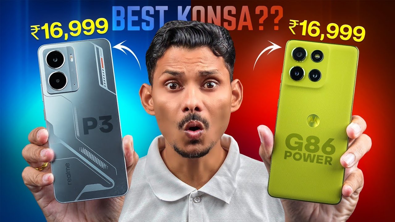 moto g86 Power vs Realme P3 - best phone under 20000!