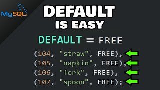 MySQL: DEFAULT constraint is easy