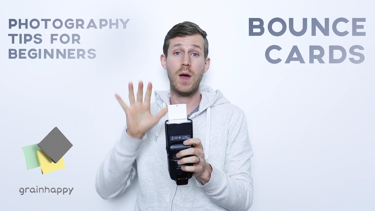 Photography Tips For Beginners Bounce Cards YouTube