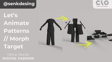How to animate patterns in Clo3D| Animation from garments to flat patterns and dropping patterns