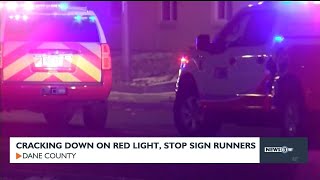 Dane County law enforcement cracking down on red light, stop sign runners
