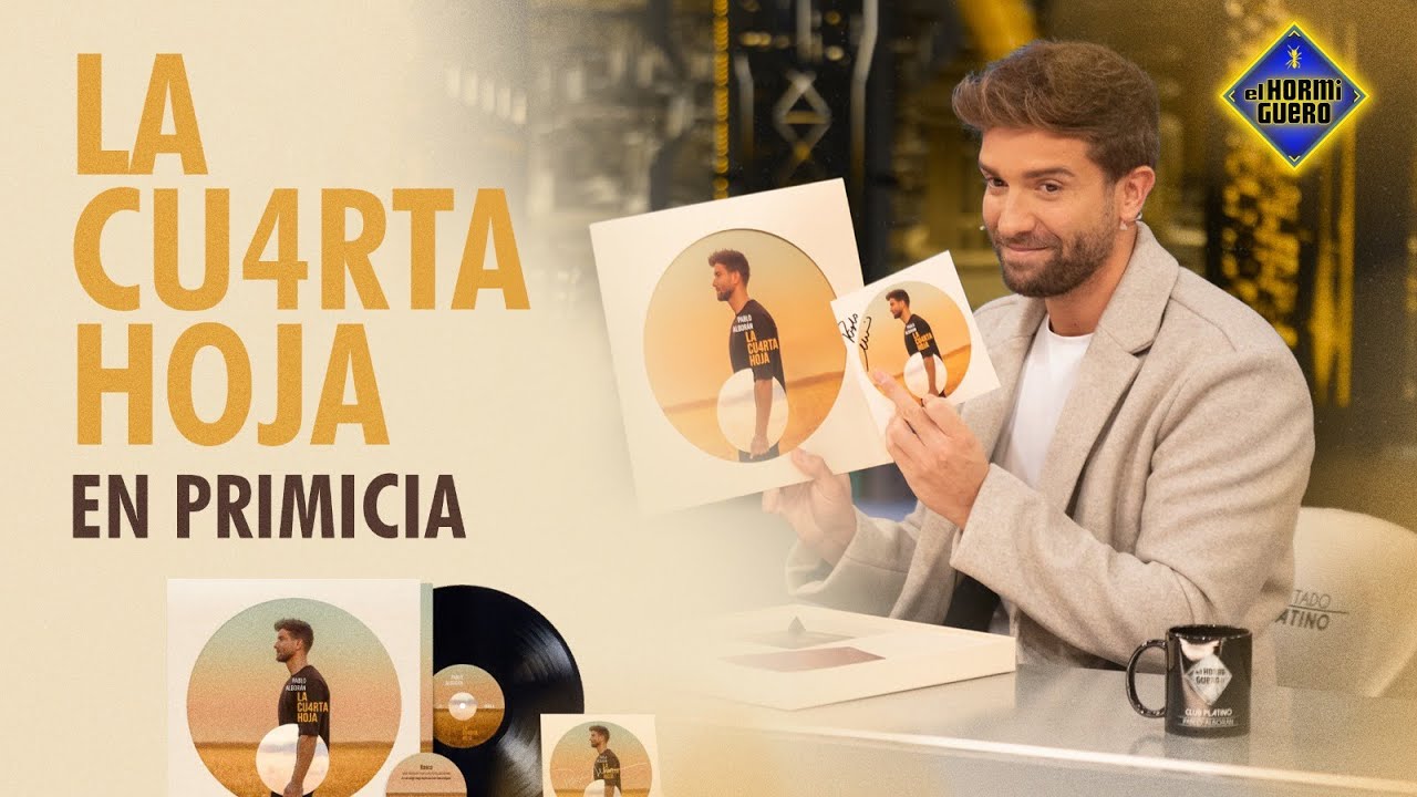 Descubrimos en primicia cómo es "La cuarta hoja" de Pablo Alborán - El Hormiguero