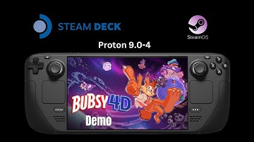 Bubsy 4D Demo - Steam Deck Gameplay