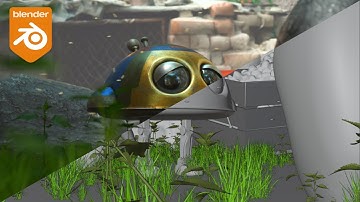 Cute Robot Animation Blender Breakdown