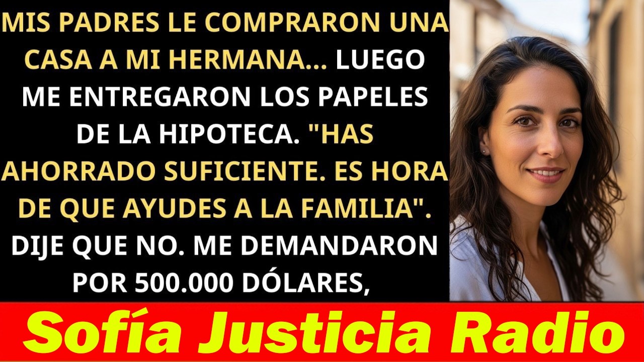 Mis padres me exigieron que pagara la hipoteca de mi hermana Cuando me negué, me demandaron por