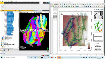 Fault Sticks in  Petrosys PRO - display them and much more