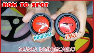 HOW TO SPOT AN ORIGINAL OR FAKE MOMO MONTECARLO STEERING WHEEL  BOSS, TANONG KO LANG | JR DACANAY