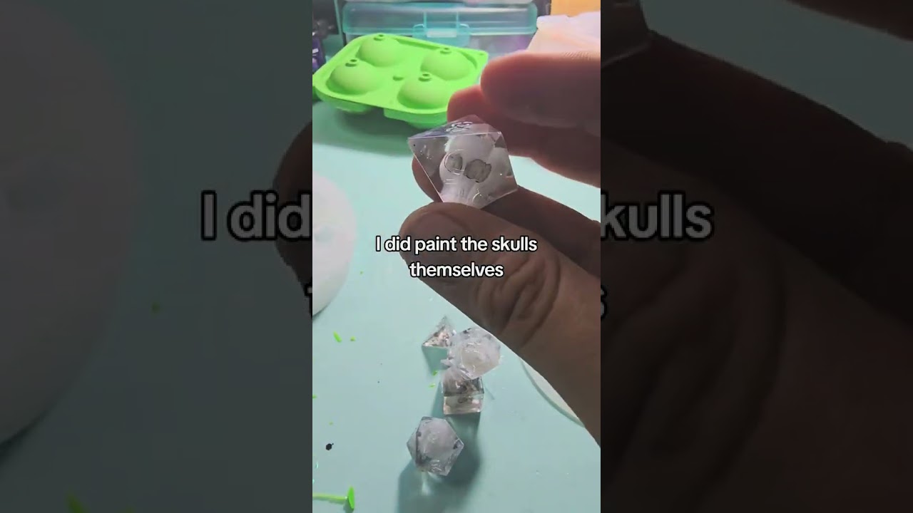 Glow in the Dark Dice De-molding! 