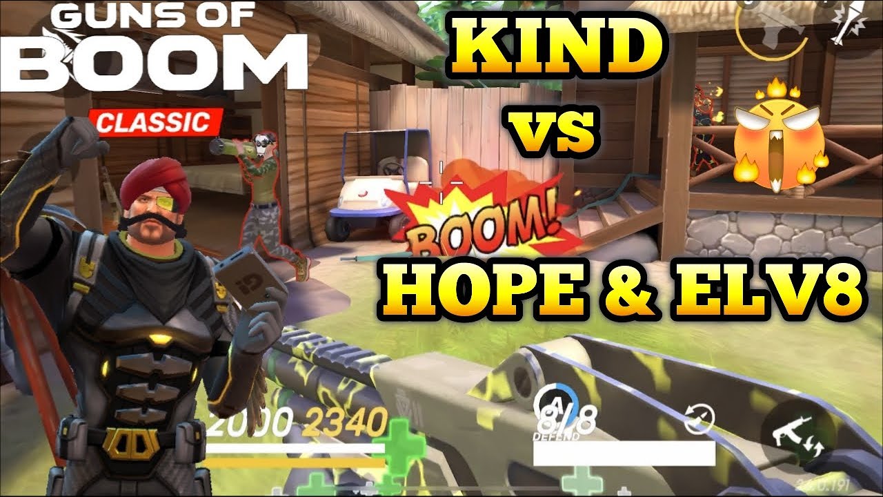 GUNS OF BOOM PRO & CLASSIC 🚀💉 KIND vs HOPE & ELV8 120 FPS GAMEPLAY