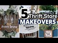 5 Farmhouse DIY Thrift Transformation Decor | Trash  To Treasure Home Decor | Under $5 Home Decor