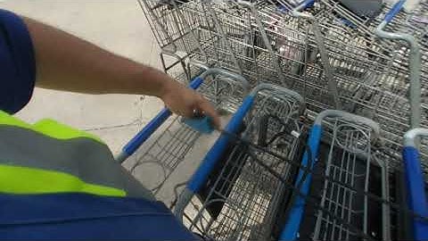 Cart Management With A Ratchet Strand