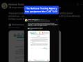 CUET UG 2026 Exam Postponed for May 28 Students #shorts #cuetug2026 #viral