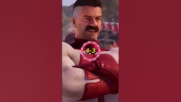 Omni man vs Reverse flash #shorts #edit #battle #marvel #dc #1v1 #versus #flash #random #figth #fy