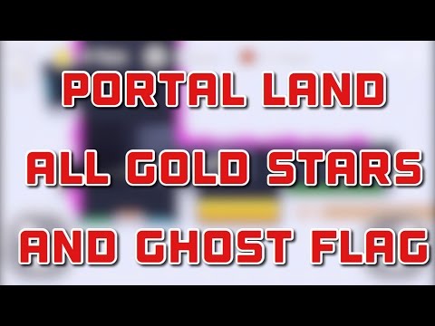 Flappy Golf 2 - Portal Land - All Gold Stars and Ghost Flag