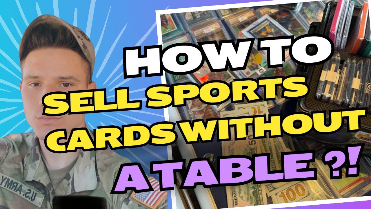 CARD SHOW VLOG HOW TO SELL SPORTS CARDS WITHOUT A TABLE AT SHOWS🔥💲650