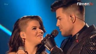 (10.12.2016) Saara Aalto & Adam Lambert - The X Factor UK 2016 - Finals Wealth