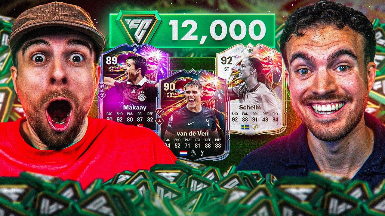 Sooo VIELE ICONS !! 😍😍 WER erreicht MEHR in 1 STUNDE mit 12.000 POINTS in FC 26 😱💥