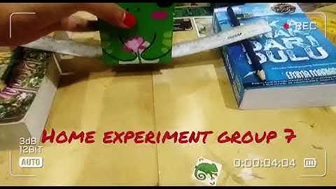 Deflection of a simply supported beam - Home Experiment