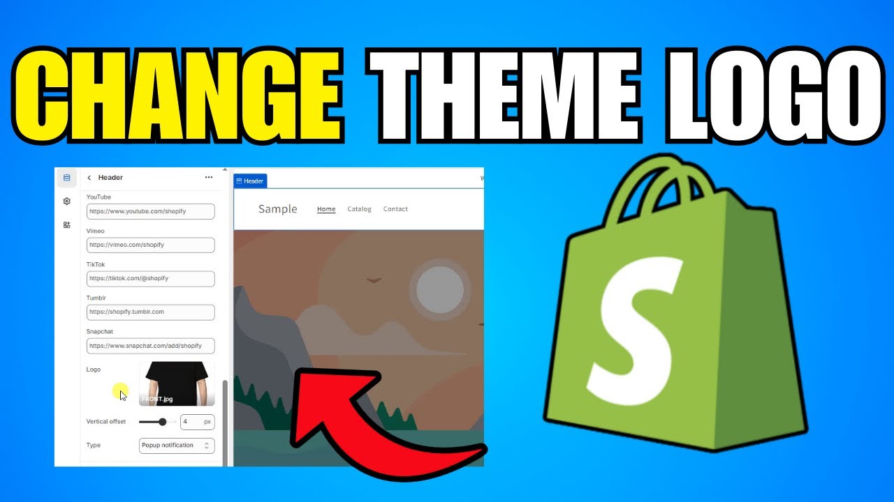 How To Change Your Shopify Theme Logo And Make It Look Good (Step By ...