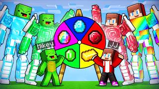 TREASURE TRANSFORMER: JJ & Mikey ROULETTE (Minecraft - Maizen)
