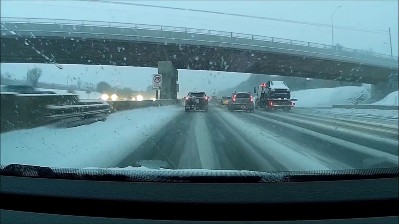 Blizzard on HWY 401 december 2017 YouTube
