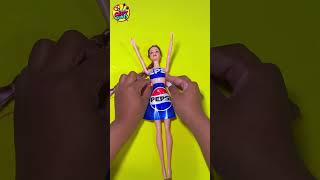 3 Creative DIY Barbie Clothes Hack | Easy Doll Craft 💖 #diy #shortsfeed