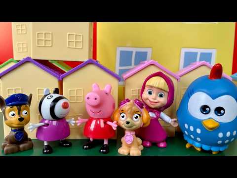 Galinha Pintadinha Got Scared by So Many Colorful Little Houses