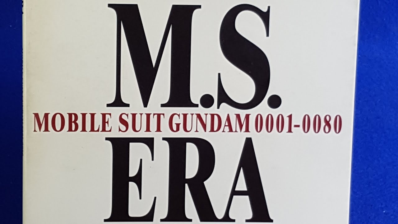 MS era Mobile Suit Gundam 0001-0080 (Art book GUNDAM) - YouTube