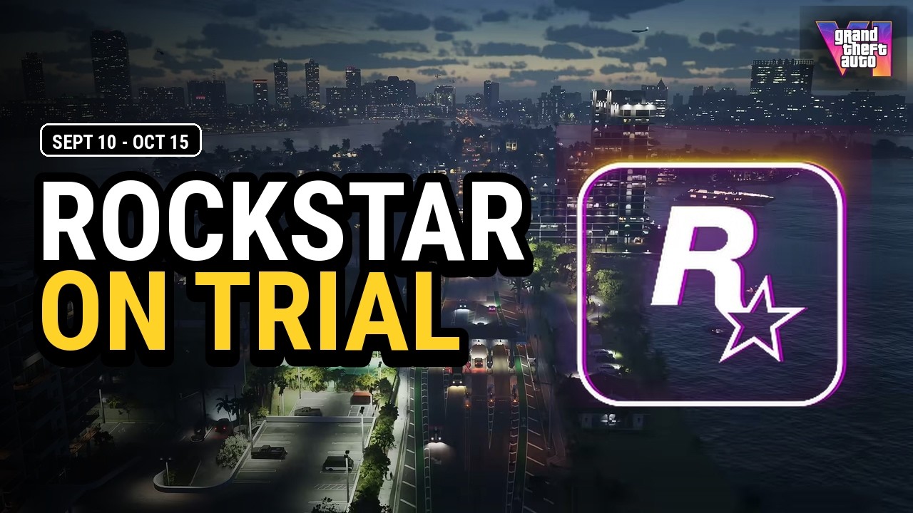 GTA 6 Radar video thumbnail: the Glasgow employment tribunal brought by 34 workers Rockstar Games dismissed in October 2025, ending 35 days before GTA 6 launches