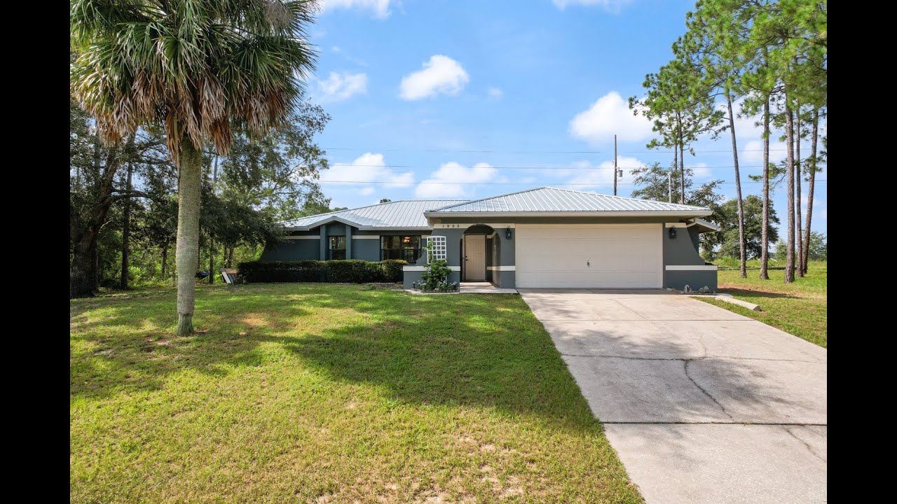 Updated Citrus Springs Florida Pool Home For Sale 315,000 YouTube