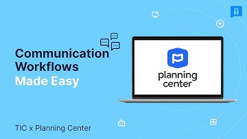 You can manage all of your communication through Planning Center with our new Planning Center add on