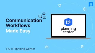 You can manage all of your communication through Planning Center with our new Planning Center add on