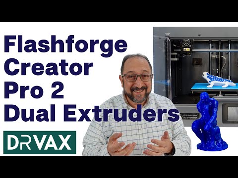 IDEX 3d Printer Review | Flashforge Creator Pro 2