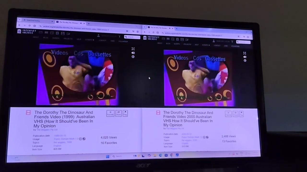 Opening to The Dorothy the Dinosaur and Friends Video 1999/2000 Australian VHS (HISHBIMO)