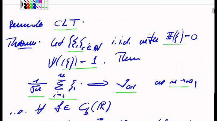 Stochastic Processes  -- Lecture 12