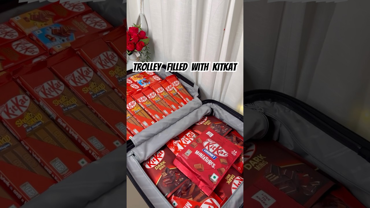 Trolley full of KITKAT!🍫♥️😱 