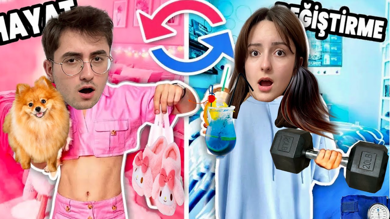 ABİMLE 24 SAAT HAYATLARIMIZI DEĞİŞTİRDİK / ZEYNEP VE HİRANUR