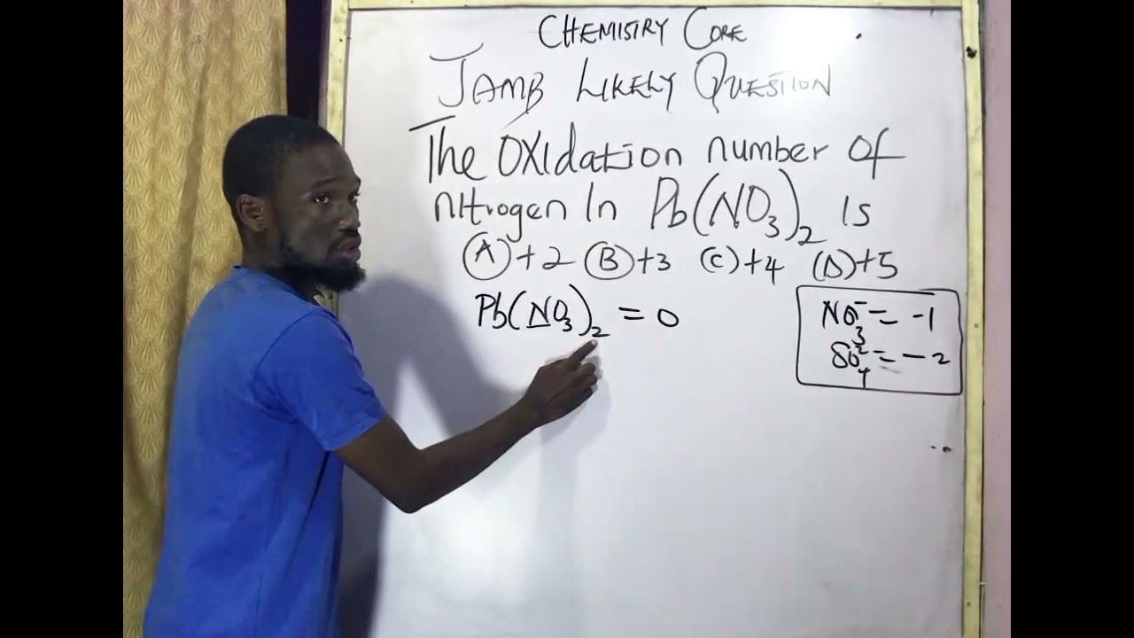OXIDATION NUMBER || 2026 JAMB LIKELY QUESTION 
