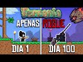 PASSEI 100 DIAS NO TERRARIA CALAMITY APENAS DE ROGUE