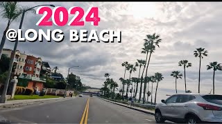 Long Beach, California - Driving Downtown