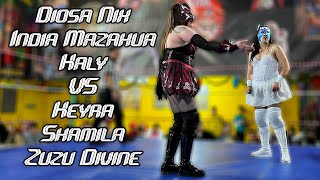 Keyra, Shamila y Zuzu Divine VS Diosa Nix, India Mazahua y Kaly *I-Kase*