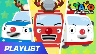 [Playlist] Tayo Brave Cars l The Rescue Team Songs | Nursery Rhymes | Songs for kids | Tayo songs