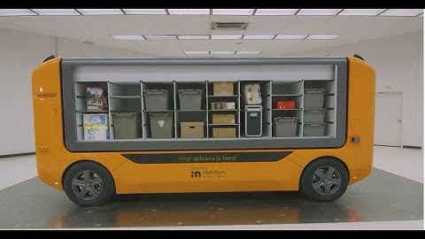 Udelv Unveils Autonomous Cab-Less Transporter - Long Version