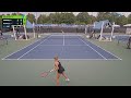 Sarah Hamner (South Carolina) vs Jessica Alsola (California) - 2023 ITA All-American Championships