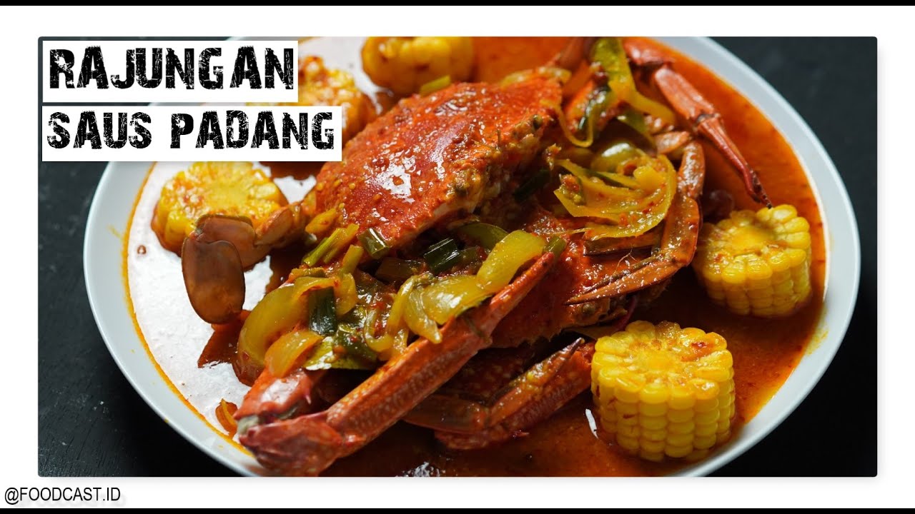 RESEP RAJUNGAN SAUS PADANG - YouTube