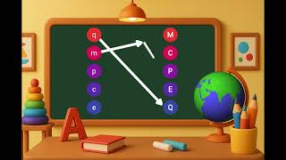 Learn Lowercase to Uppercase Alphabet Mapping 📚 | Fun ABC Learning for Kids #alphabetmapping
